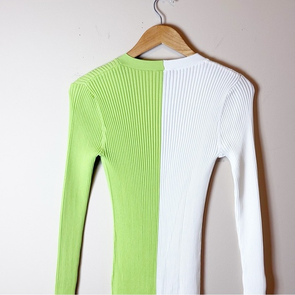 STAUD Shoko sweater dress / cardigan in poppy rosebud size Small - Picture 7 of 10